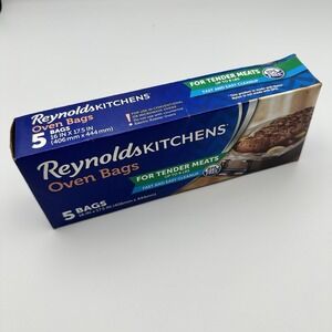 Reynolds Oven Bags 5 Count Box New For Tender Meats Up To 8 Lbs